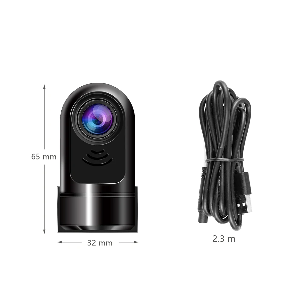 Podofo Мини Автомобильный видеорегистратор ADAS Авто Dashcam HDP Dash камера USB циклическая запись g-сенсор автомобильный рекордер для Android Dash камера Регистратор