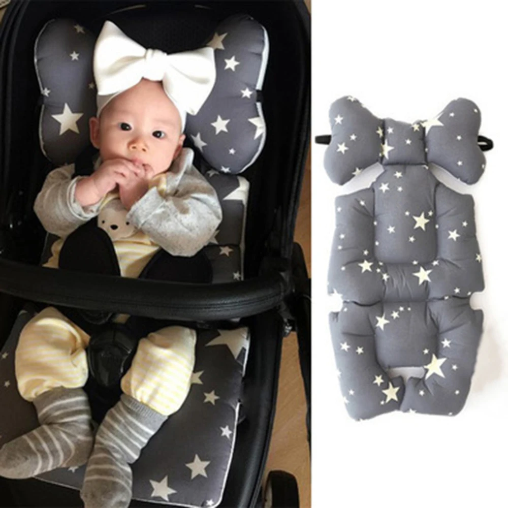 

Baby Kid Stroller Accessories Soft Cushion Mat Car Seat Pad Mat Dining Chair Cushion Newborn Infant Head Body Support Supplies