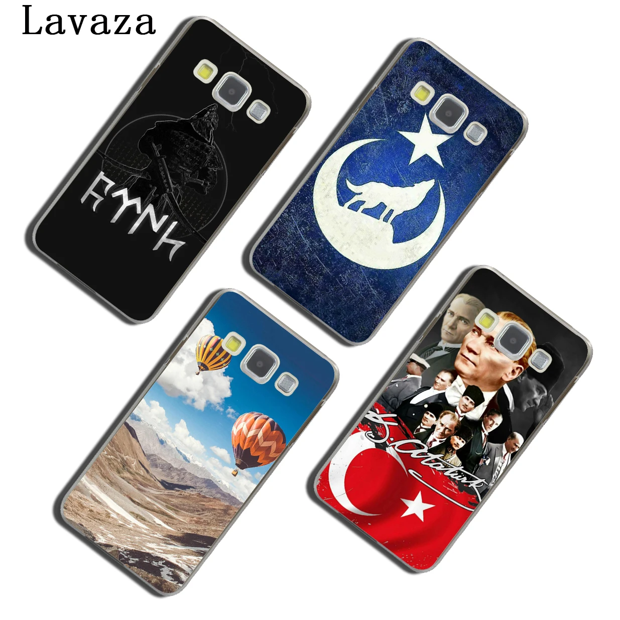 Чехол для телефона Lavaza с воздушным шаром турецким флагом волком и горячим