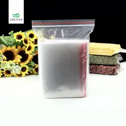 Gruiter 12x17 см 9c ziplock поли ясно сумка Одежда Pacakging молния recycle Пластик Сумки прозрачный мешок pe 100 шт./лот