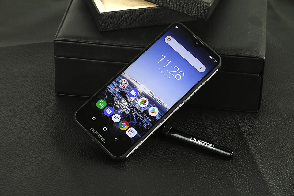 OUKITEL K12 5 V 6A Смартфон Android 9,0 мобильный телефон 6,3 ''19,5: 9 MTK6765 6G ram 64G rom NFC 10000 mAh быстрая зарядка отпечатков пальцев