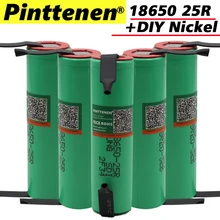 Nuevo 18650 batera 2500mAh batera INR 1865025 R 3,6 V de 20A definado de Energy de la batera para+ de nq