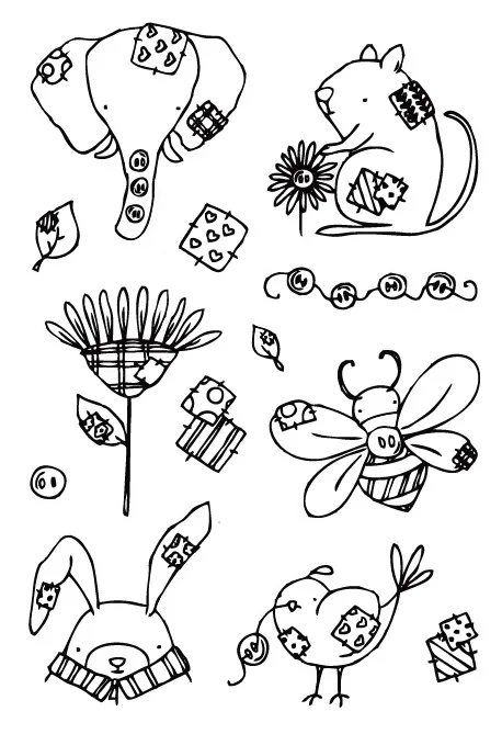 

Elephant/mouse/animal/Transparent Clear Silicone Stamps for DIY Scrapbooking/Card Making/Kids Christmas Fun Decoration Supplies