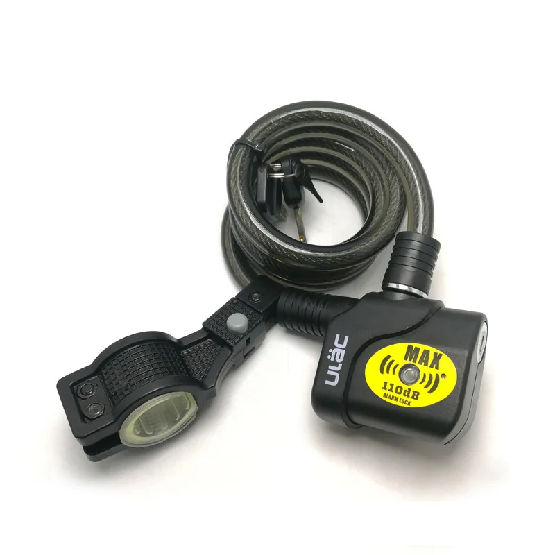 ULAC AL3P Steel Chain Bicycle Electronic Alarm cable Lock Cycling MTB