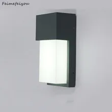 Contracted outdoor wall lamp, villa and courtyard corridor Contracted and wall lamp is waterproof, dustproof not easy to rust