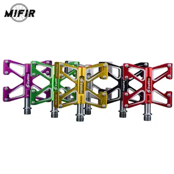 

SWTXO Aluminum Alloy Bicycle Pedals flat Platform Bicycle 3 Sealed Bearing Pedal 9/16 Inch Pedal Axis Of Chrome Molybdenum Steel
