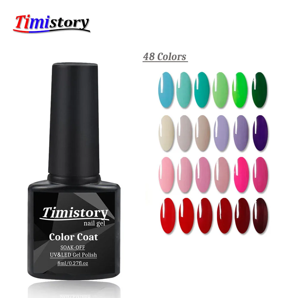 

8ML Nail Gel Polish UV LED Gel Nail Polish set Kit Nail Art Lacquer Long-Lasting Soak-off Gel Varnish Base Top Coat