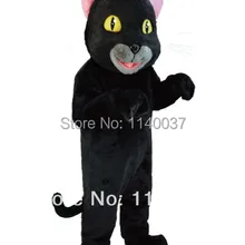 Талисман черный кот костюм талисмана Модный на заказ костюм тема косплей наборы мультфильм персонаж аниме карнавальный костюм нарядное платье