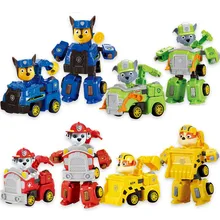 Paw Patrol dog Deformation car Patrulla Canina toys Action Figures Model Vehicle Car kids toy gift Paw Patrol dog Deformation car Patrulla Canina toys Action Figures Model Vehicle Car kids toy gift