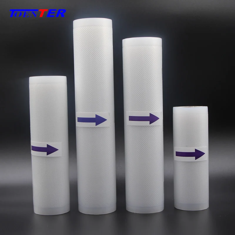 

heat sealing embossed vacuum pouch /bag for food 15/20/28*500cm