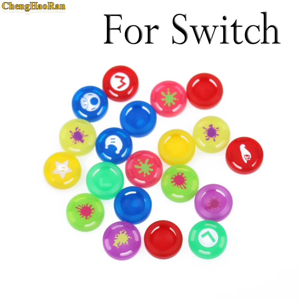 2pcs Mario Silicone Analog Stick Grips Caps for Nintend Switch NS JoyCon Controller Sticks Cap Skin for Joy Con Cover
