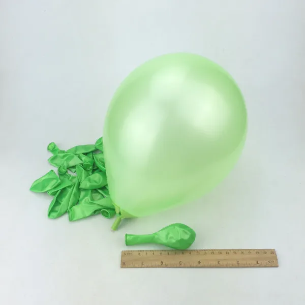 10 шт./лот толстые 1,5 г латексные желтые шарики Свадебные украшения надувные воздушные шары с днем рождения поставки жемчужные шары - Цвет: Light green