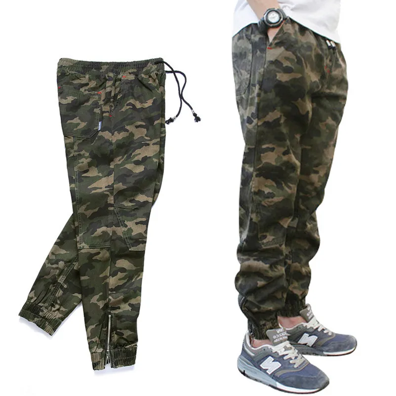 camo cargo sweatpants
