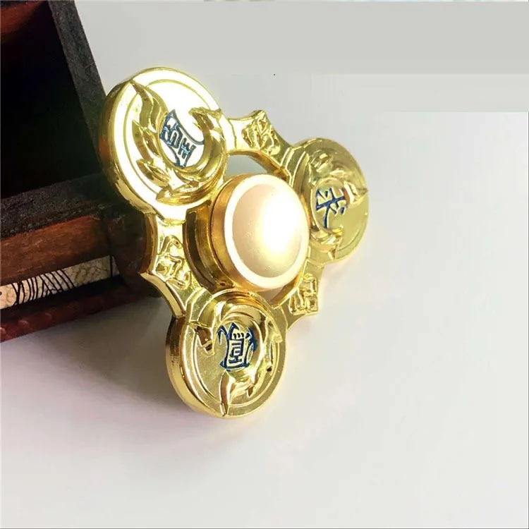 Новый стиль Спиннеры металла Высокое качество Золотой EDC Spinner непоседы ручной Spinner Для аутизма и СДВГ спиннинг анти-стресс игрушка