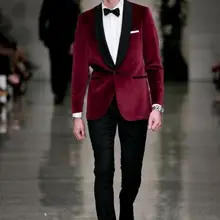 Новое поступление, смокинги для жениха, шаль с отворотом, мужской костюм с одной пуговицей, Жених/жених, Свадебные/выпускные костюмы(пиджак+ брюки+ галстук