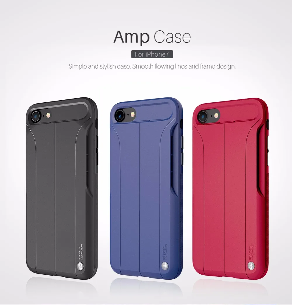 

Original Nillkin Amp phone loudspeaker function case for iphone 7 7 Plus case Nature TPU with inner sheet for iphone7 7Plus case