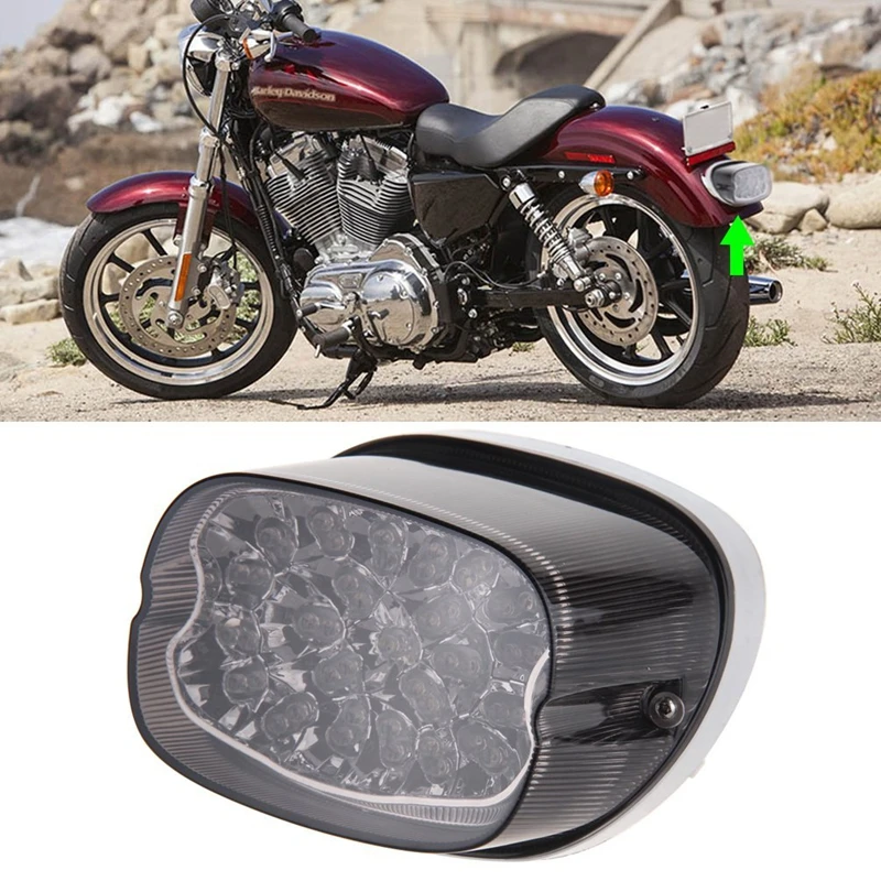 

LED Turn Signal Tail Light for Xl FLH FX Sportster XL FLHR FLHRCI FXD Dyna Road King Glides 883 1200