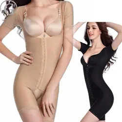 PRAYGER рукава Для женщин восстановления Full Body Shaper крюк провести животик Управление Корректирующее белье бюстгальтера подъема боди бедра