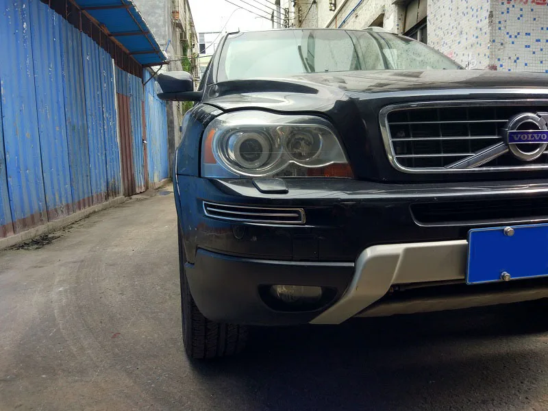 Накладка на передний бампер из нержавеющей стали для Volvo XC90 2008 2009 2010 2011 год