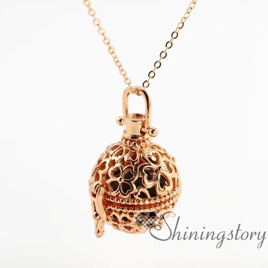 

four clover openwork essential oil jewelry diffuser locket wholesale make your own oil diffuser oil diffuser jewelry metal