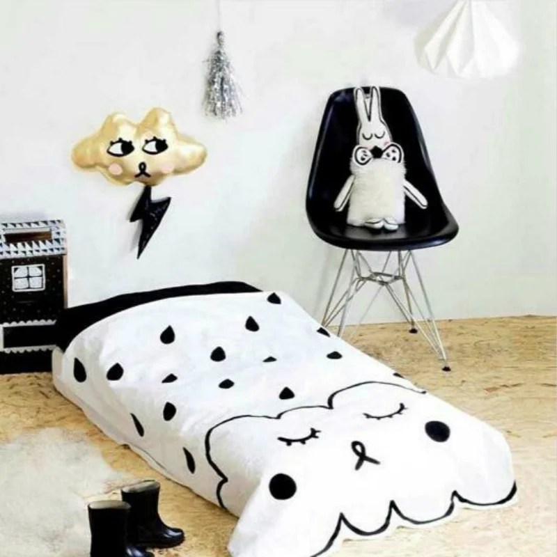 Baby Blanket Sheet Cloud Kids Cama Bedding Cover Newborn Play Mat