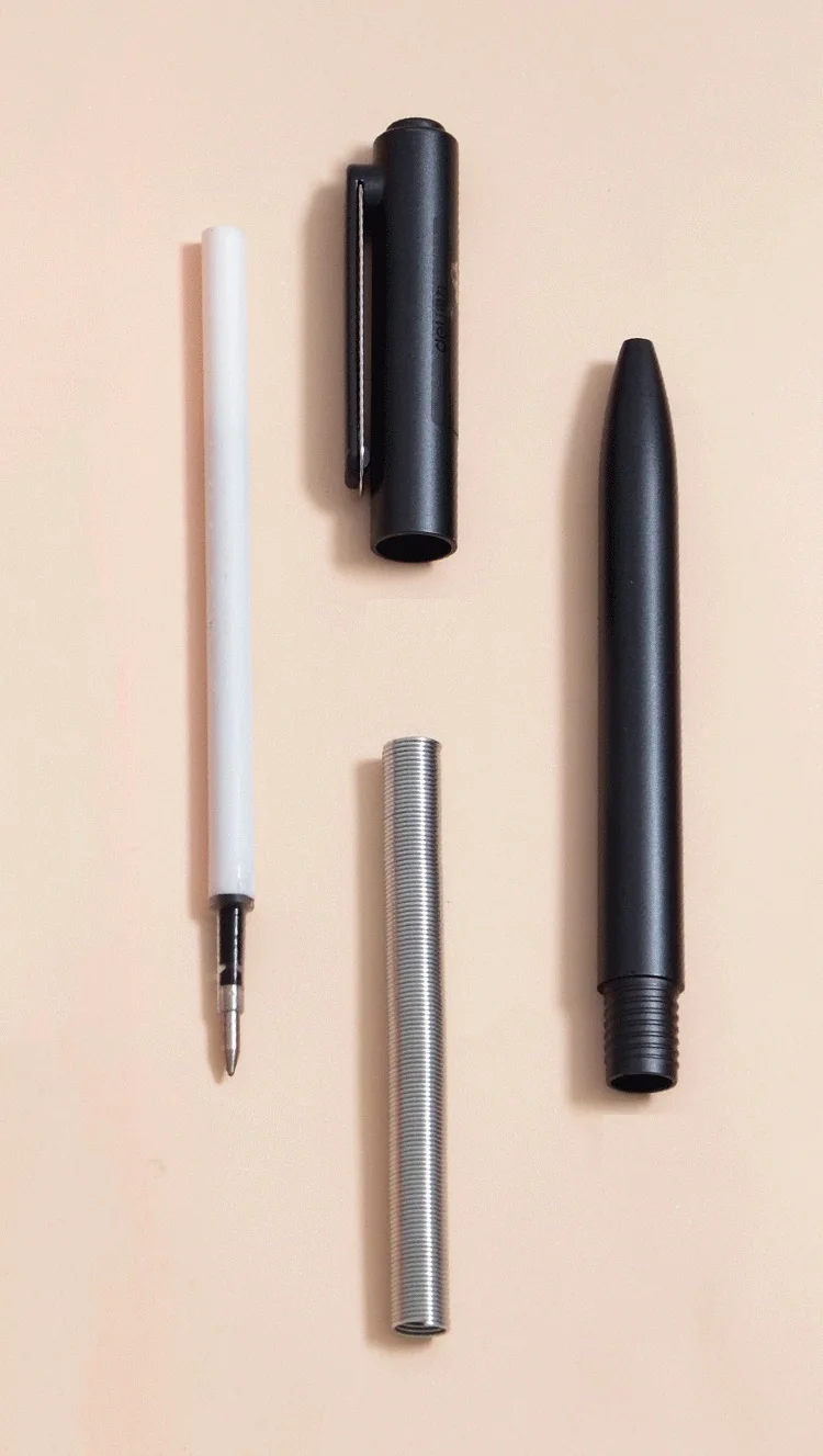 6 шт. 0,5 мм пресс-Тип Металлические Цвета Гелевые черные чернила для ручек пулеобразная ручка Студенческая углеродная черная ручка офисное собрание канцелярские принадлежности Deli A12