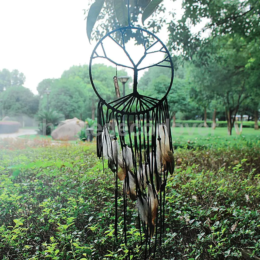 

MagiDeal Black Dream Catcher of The Tree of Life for Home Wall Car Hanging Decor