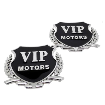 

Auto Styling Car Emblem Sticker for Renault Duster Toyota Peugeot VW Polo Passata Hyundai KIA Citroen VIP 3D Metal Badge Decal