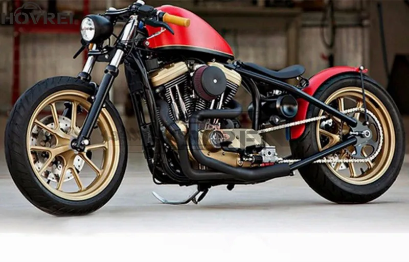 Универсальный мотоциклетный черный кожаный Ретро Solo сиденье с кронштейном " Весна для Harley XL883 XL1200 Chopper Bobber honda сиденья