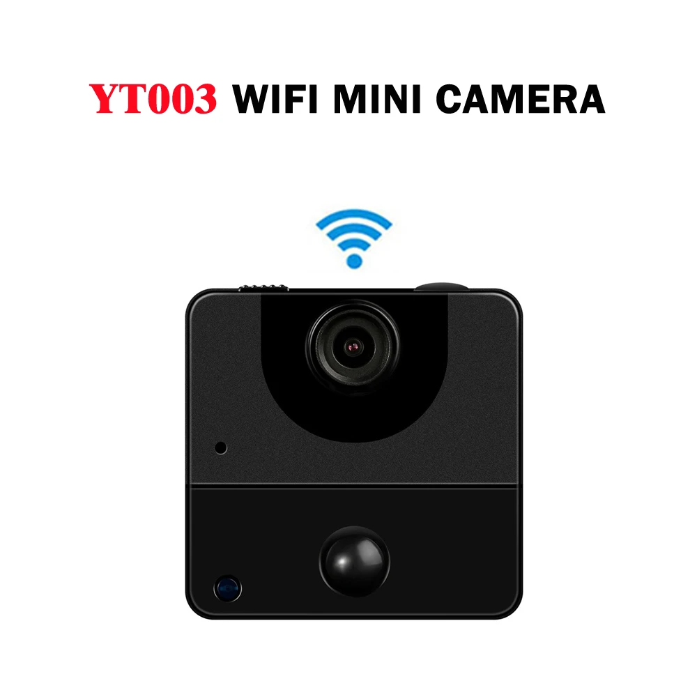 YT003 беспроводная Wi Fi Full HD 1080P мини камера ИК безопасности веб DVR Обнаружение