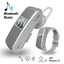 Surmos Heart Rate Monitor Smart Bracelet Smart Watch Music Earphone Fitness Tracker Wristband
