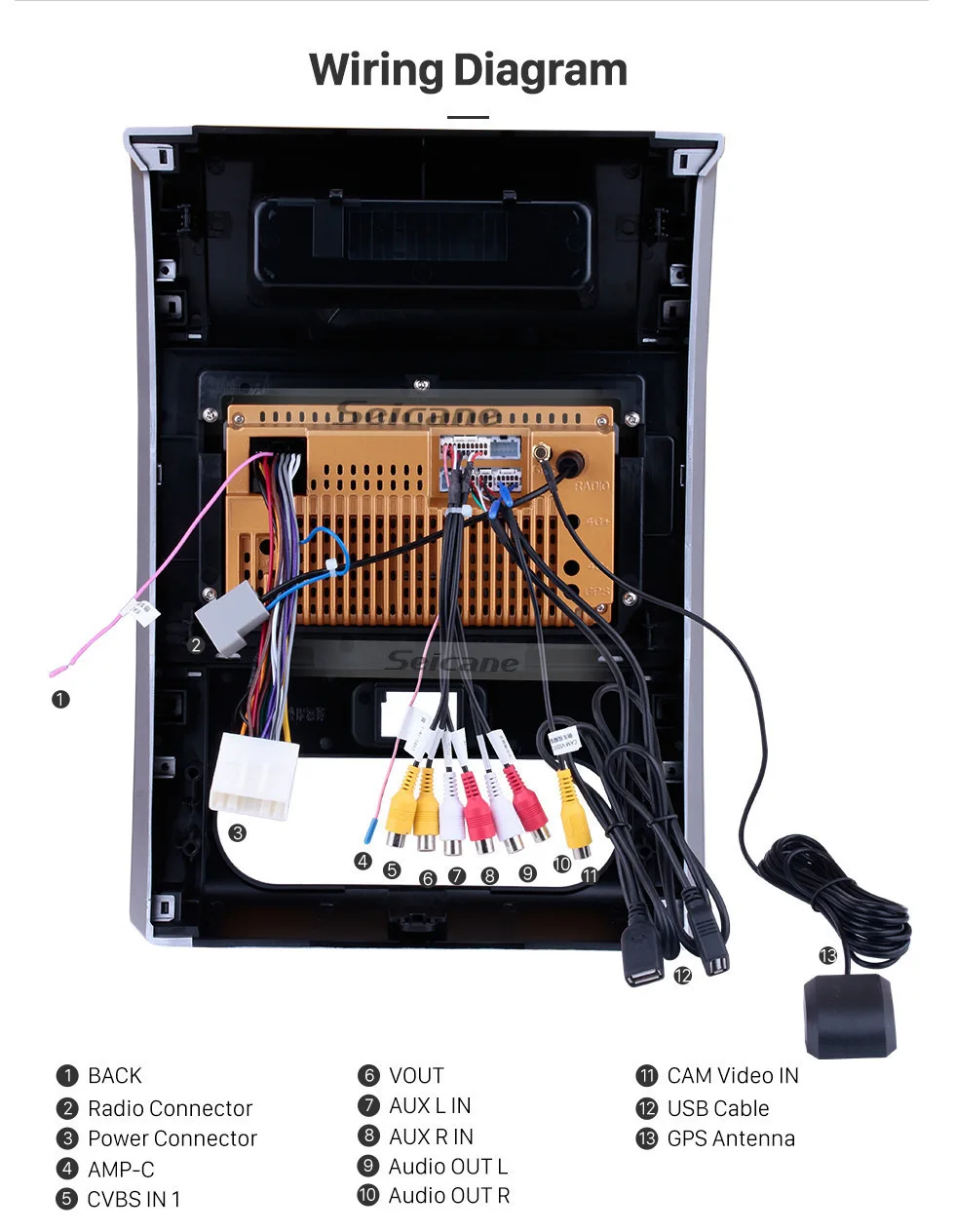 Clearance Seicane 10.1" Android 8.1 Radio for 2008-2012 NISSAN X-TRAIL Dongfeng MX6 HD Touchscreen GPS Navigation Auto Stereo 20