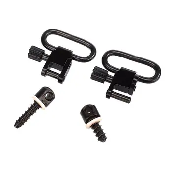 

2Pcs/Set Quick Detach Sling Swivels Hunting Stud Kit For Gun Rifle Hunting Screws Sling Mount Hunting Accessories