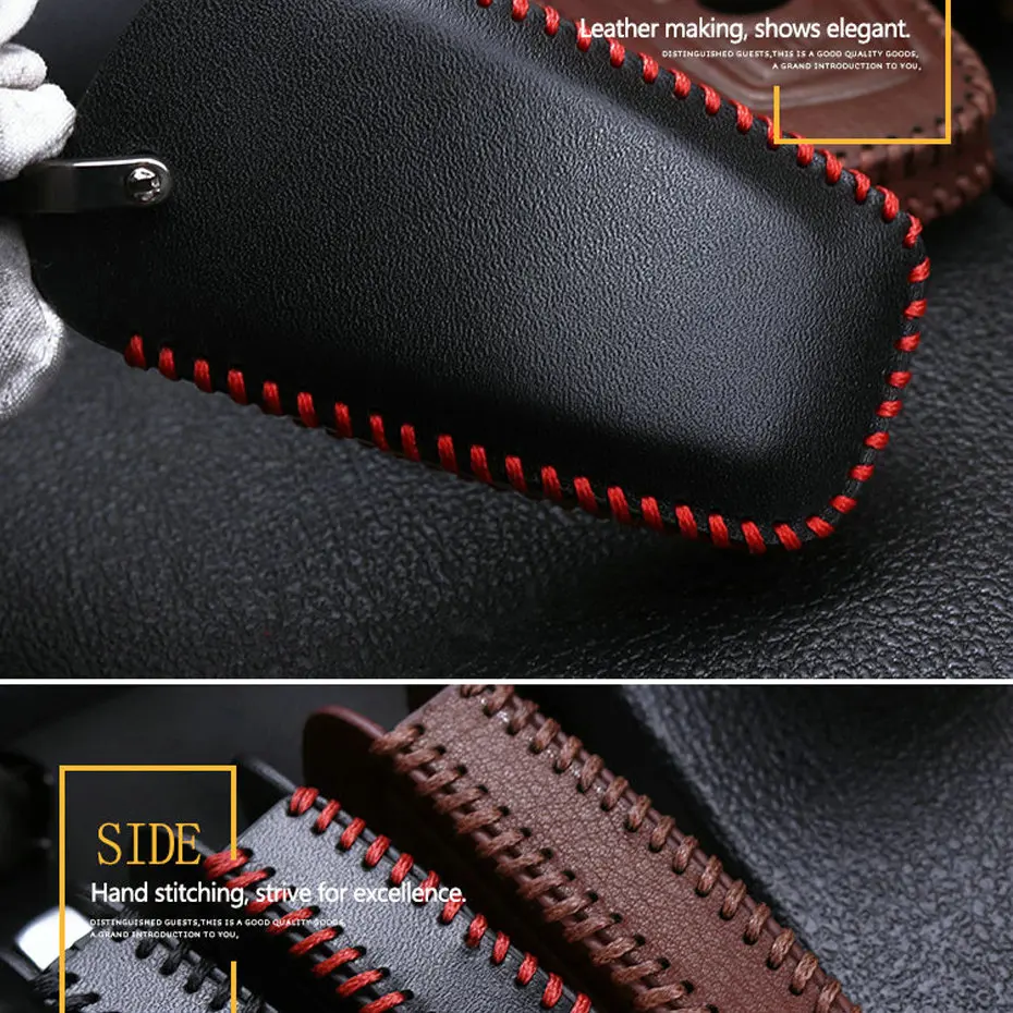 for bmw key case leather