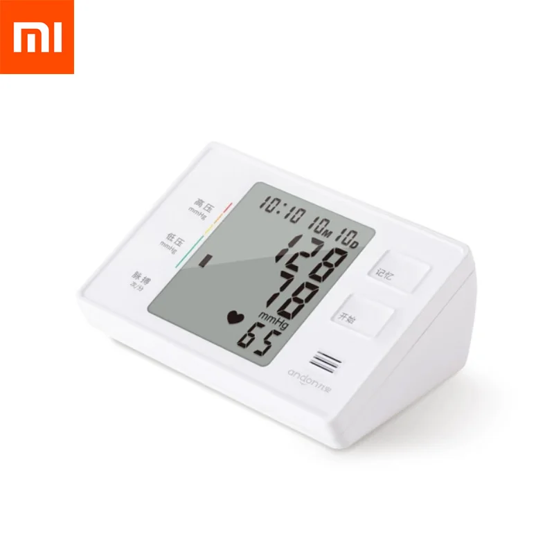 

Xiaomi Andon Home health care Pulse measurement tool Portable LCD digital Upper Arm Blood Pressure Monitor Tonometer