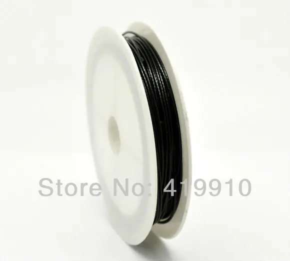 

Black Steel Beading Wire 1mm, sold per packet of 1 roll(10M) M00170