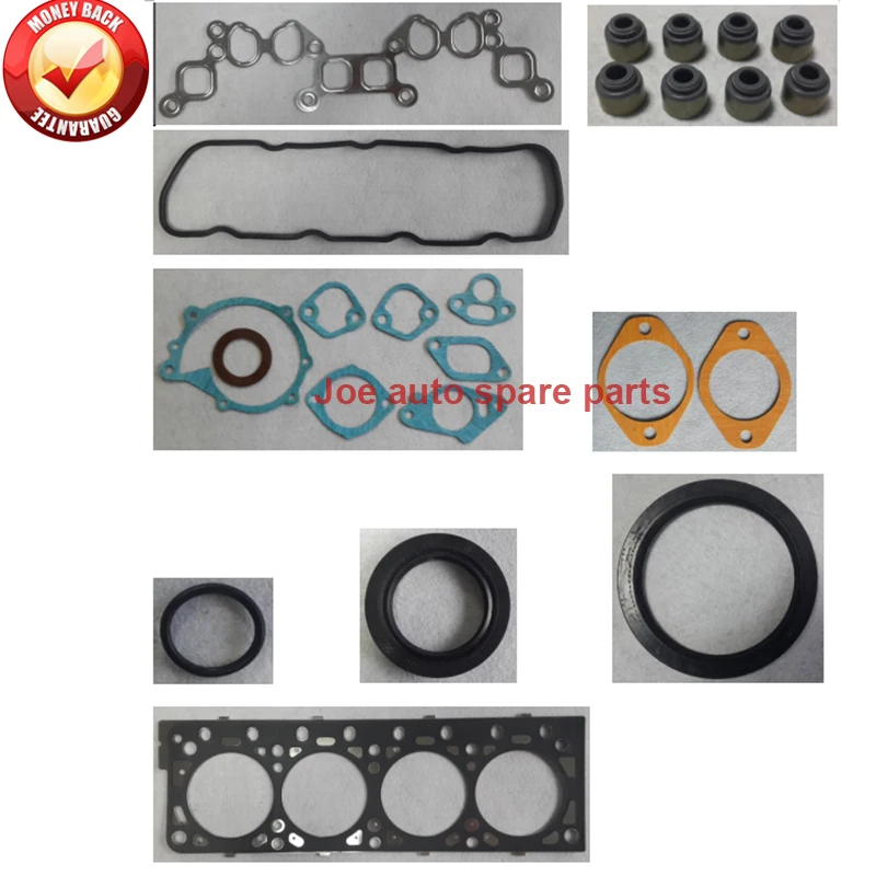 Полный комплект прокладок для двигателя K21 K25 Nissan Forklift 2.5D 8v 91H20-00360 91H20 00360 91H2000360 |