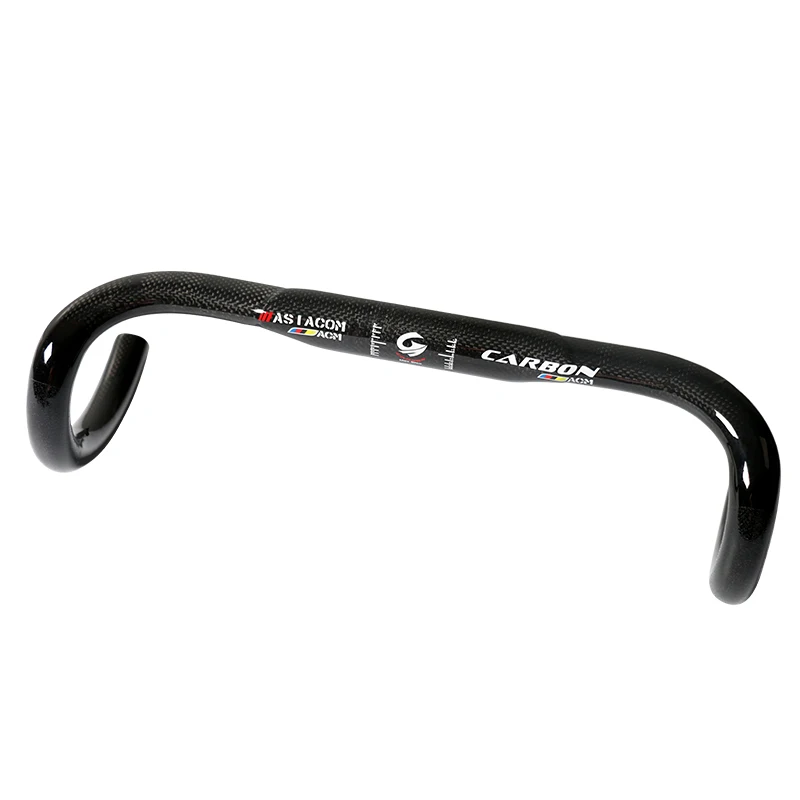 

ASIACOM 3K Carbon Road Bike Handlebar 400/420/440/460 mm Carbon Handlebar Triathlon Bicycle Bent Bar Bike Parts