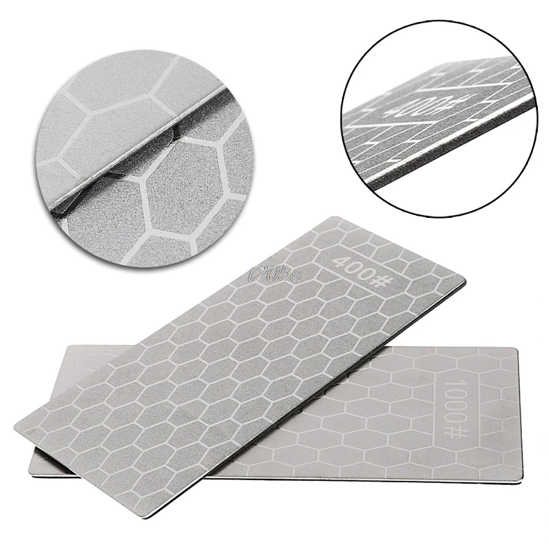 

Lechgtools Professional Thin Diamond Knife Sharpening Whetstone Stone Disc 400# 1000# Grit kitchen Outdoor Tools Q17 Dropship