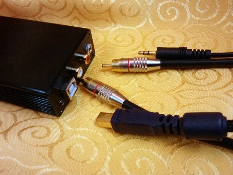 USB декодер DAC для компьютера внешняя звуковая карта мобильный OTG Fever HiFi TDA1305T|Детали