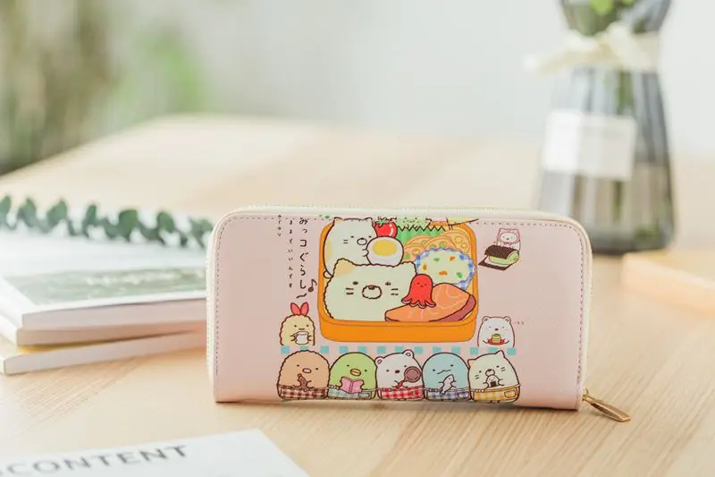 IVYYE 1 шт. Sumikko gurashi Модный Аниме PU Кошелек Сумки Кошельки на молнии монеты карман повседневные кошельки карты унисекс подарки Новинка