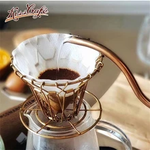 Складной Espesso кофе фильтр сплав стали портативный для повторного использования кофе капельница бариста для украшения кухни аксессуары