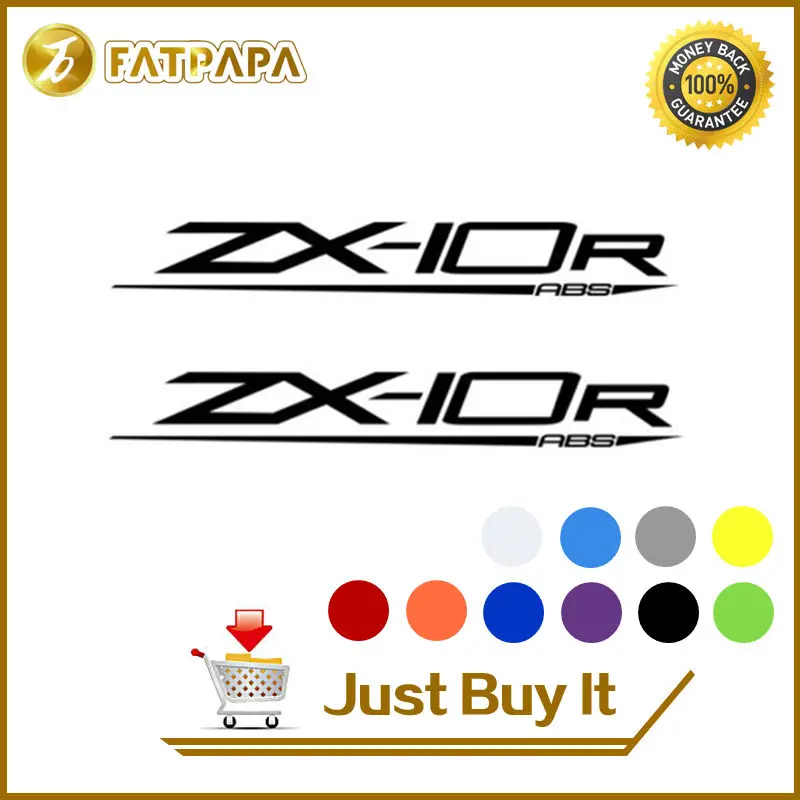 

New Sales motorcycle bike Fuel tank Wheels Fairing notebook helmet MOTO Sticker decals For Kawasaki ZX10RABS ZX 10RABS