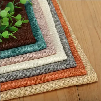 

50x50cm Backdrop Background Cotton Linen Cloth Shoot Solid Color for Photography Studio Lighting