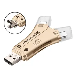 Все в 1 Универсальный Micro usb Тип C USB SD TF устройство для чтения карт памяти для iPhone XS MAX XR 5 6 7 8 плюс OTG Android телефон для Macbook