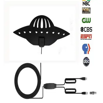 

Amplified HD TV Antenna Range 4K HD VHF UHF Freeview Television Local Channels Signal Amplifier 50-80 Mile HDTV Antenna Digital
