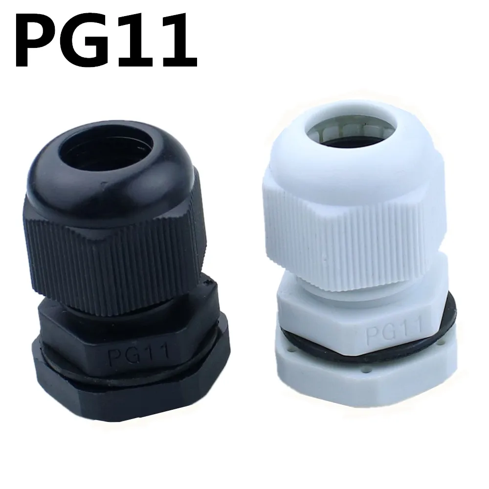 Водонепроницаемый нейлоновый кабельный сальник IP68 PG11 5 10 мм шт.|nylon cable gland|cable