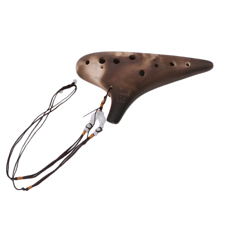 

1PC Professional 12 Hole Alto C key Ceramic Ocarina Classic Musical Instrument