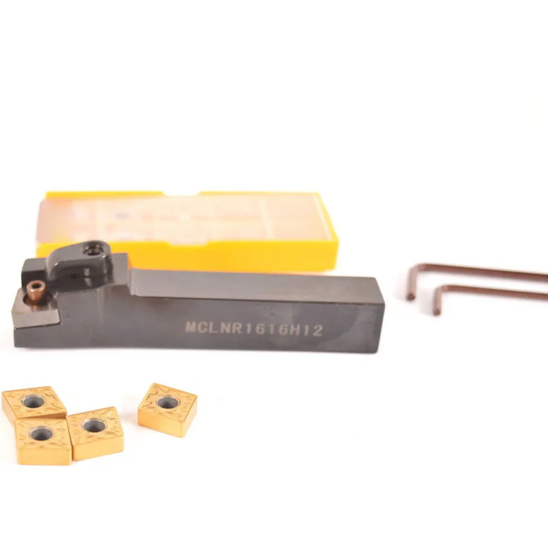 MCLNR1616H12 Holder Wrench Tool 16mm×100mm+10pcs CNMG120408-MA / CNMG432 US735 Home Tool