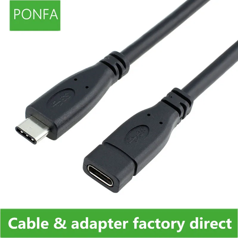 USB Type-C to Cable Male Female C 3.1 Connector Cables Extender Extension Adapter Line | Электроника